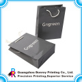 Guangzhou printing supplier for small shopping gift paper bag with luxury handle